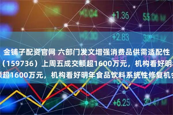 金铺子配资官网 六部门发文增强消费品供需适配性，食品饮料ETF天弘（159736）上周五成交额超1600万元，机构看好明年食品饮料系统性修复机会